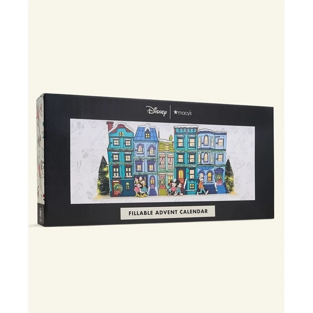 Macys Exclusive Disney Mickey Mouse & Friends Fillable LED Light Advent Calendar